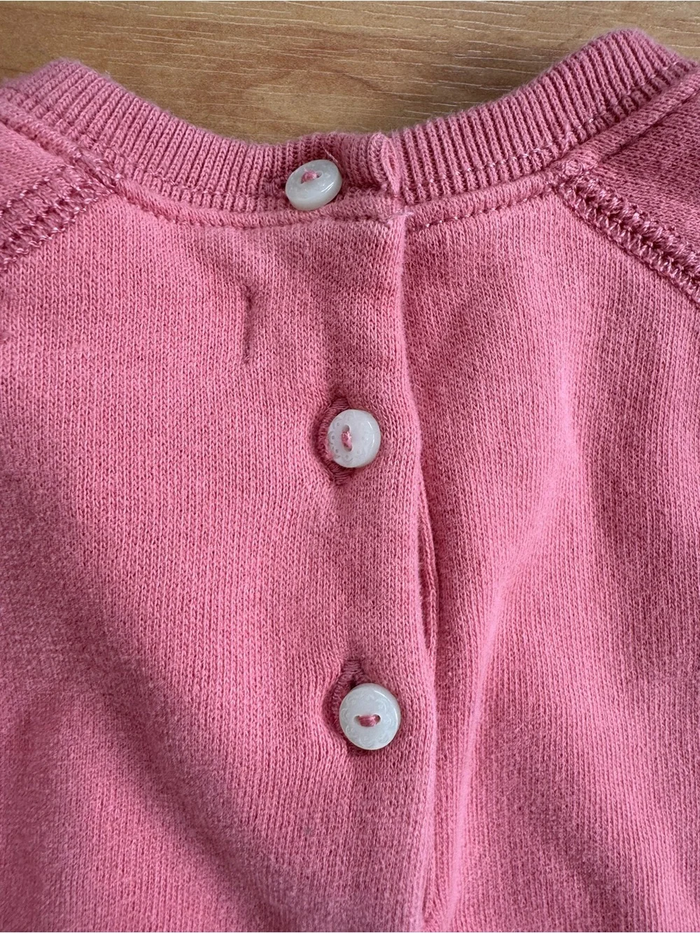 Ralph Lauren Baby Girl Pink Peplum Pony Cotton Fleece Sweatshirt